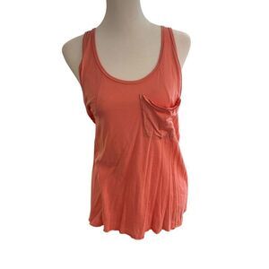 Wilfred Aritzia coral pink racetrack tank top size small